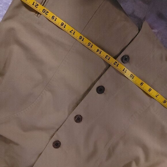 TravelSmith Women's 4 Button Tan Jacket Size L - Picture 9 of 11